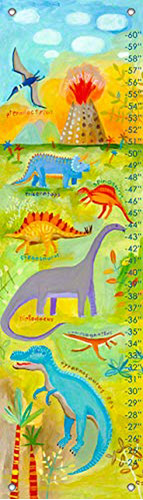 Oopsy Daisy Dino Scene By Donna Ingemanson Growth Charts, 12