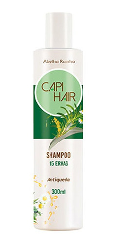 Shampoo Fortalecedor 15 Ervas Capi Hair Antiqueda Abelha