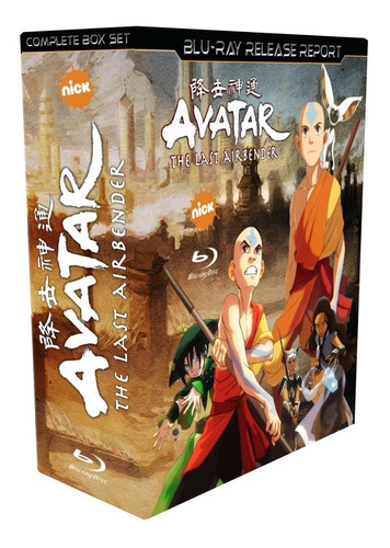 Blu-ray Box Avatar: A Lenda De Aang - Complete Series