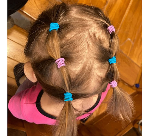 Alinmo 500 Lazos Para El Cabello Multicolor Para Niñas Y Beb