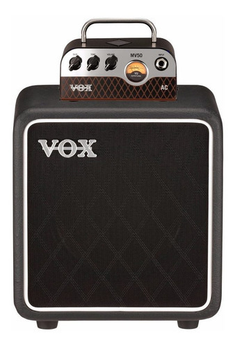 Vox Mv 50 Ac Cabezal Hibrido Tecnologia Nutube 50w Ac30 Color Negro, Plateado