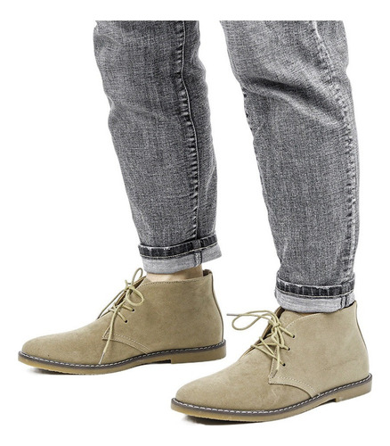 Botas Casuales Hombre Retro Transpirable Clásico Desierto