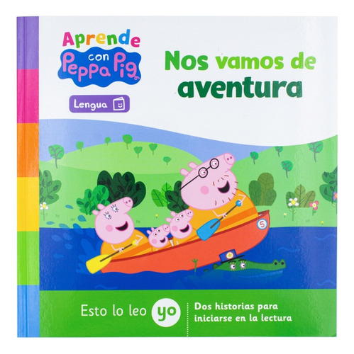 Peppa Pig: Nos Vamos De Aventura, De Hasbro / Eone. Serie Aprende Con Peppa Pig Editorial Altea, Tapa Blanda En Español, 2023