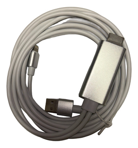 Mow! Hdtv Av Cable Blanco 1.5m Para Ver Tu Celu En La Tv