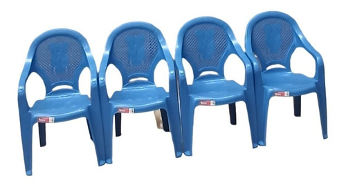 04 Un Cadeira Cadeirinha Plastica Infantil Poltrona  Criança