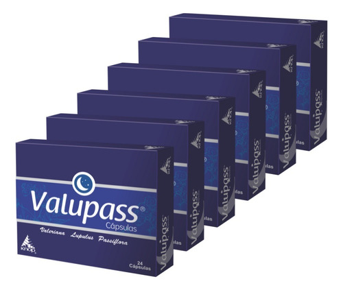 Pack X6 Valupass Cápsulas X 24 - Producto Natural