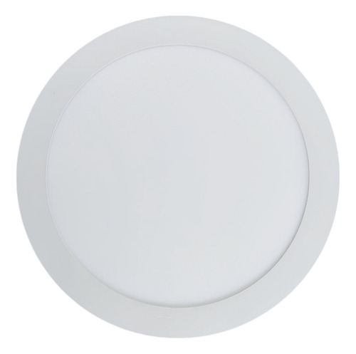 Plafón Led Blanco Texturado 18w Martinymartin Luz Cálida Blanco