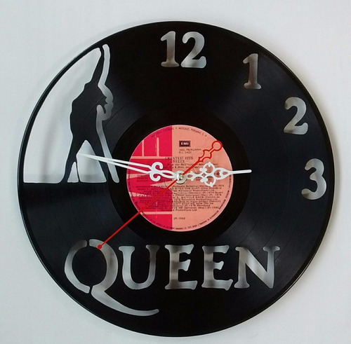 Queen Disco De Vinilo Reloj Arte Decoracion