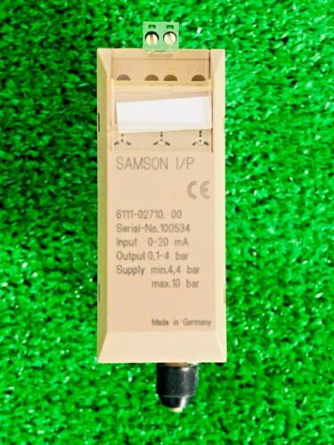 Samson 6111-02710 I/p Converter Type 6111, 611102710