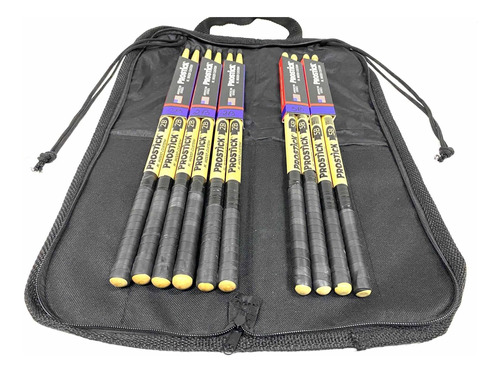 Kit Baqueta 3 Par 2b N+2 Par 5b M Prostick Usa+bag