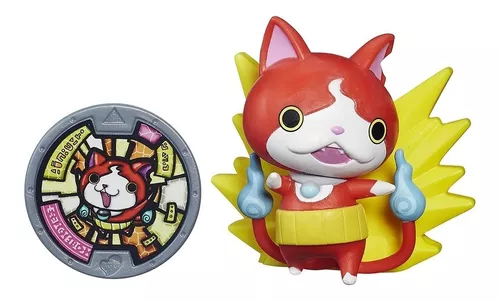 Bonecos Yo Kai Watch Com Medalha Jibanyan Hasbro B5937