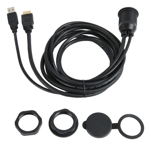 Kit De Cabos Embutidos Usb 2.0 Hd Interface Multimídia Para