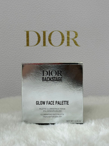 Dior Glow Face Palette Backstage Compacto Tono 001 Universal Marrón Claro