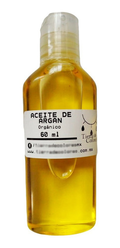 Aceite De Argan Organico Virgen 100% Puro 60 Ml