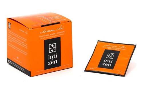 Té Inti Zen negro en saquitos Canela, jengibre y cardamomo 30 g 15 u