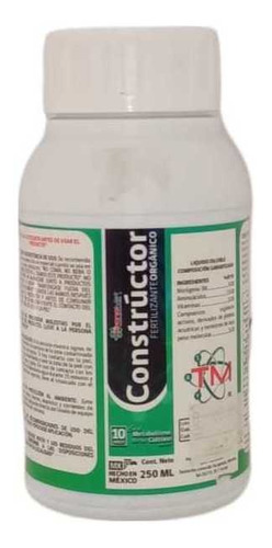 Constructor 250ml Nutriente Orgánico Fortaleza Plantas