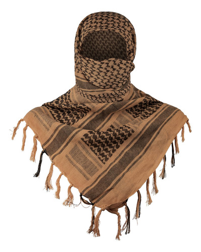Bufanda Táctica Aonal Shemagh Del Desierto 100% Algodón Color Diseño De La Tela Talle