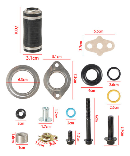 Juego De Juntas De Colector De Admisión Egr Cooler Para Ford