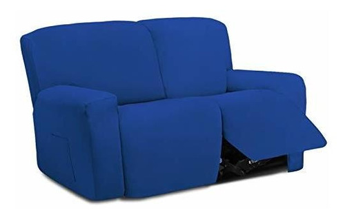 Funda Para Sillon Easy-going De 6 Piezas Color Azul Clasico