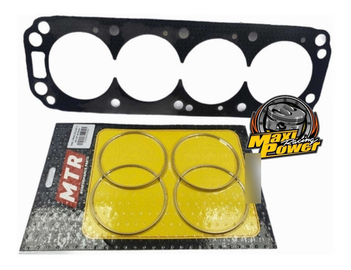 Imagem 1 de 2 de Junta De Cabeçote Mtr Com Anéis Oring Chevette 83mm Em L