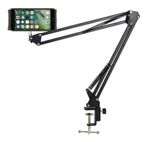 Soporte Brazo Articulado Morsa Metal P/ Tablet Celular