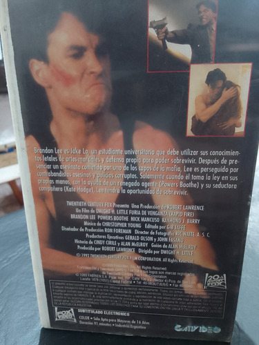 Furia De Venganza-legado De Furia-coleccion-brandon Leevhs- (Usado)