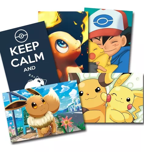 Pokemon - Pikachu Poster Emoldurado, Quadro em