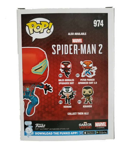 Funko Pop! Peter Parker Velocity Suit #974 Spider-man 2