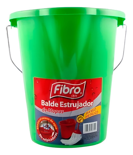 Balde Estrujador De Mopa Fibro 14 Lts | Comaac Spa