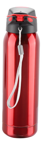 Botella De Acero Inoxidable De 500ml Taza Con Pajita