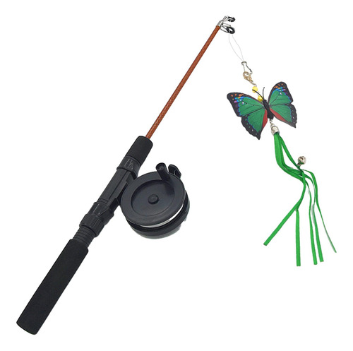 Juguetes Para Varita Para Gatos, Juguete Interactivo Verde