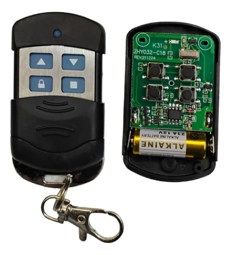 4 Controle Remoto Copiador P/ Porta Aço Automática Aço Rolo