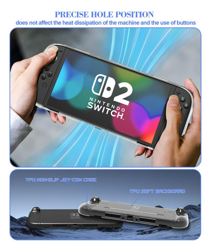 Funda Protectora De Tpu Compatible Con Nintendo Switch 2