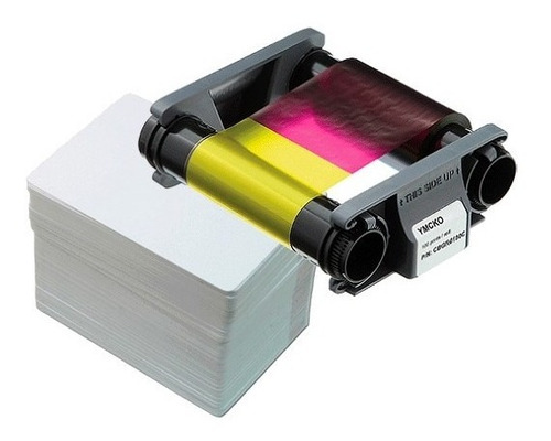 2 Pak Kit 1 Cinta Badgy Color 100/200, 100 Imp+100tarjts Pvc