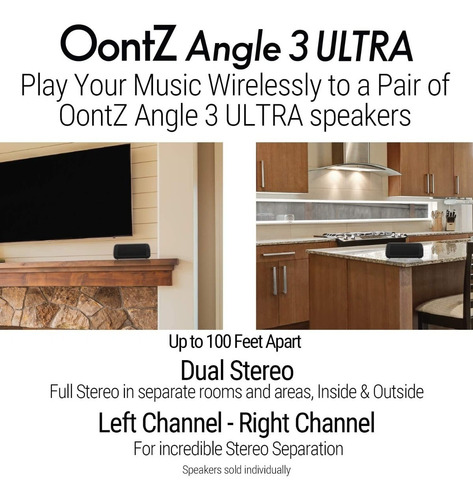 Soundworks Oontz Angle 3 Ultra - Altavoz Portátil Con B&