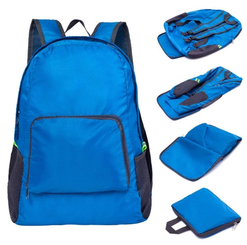 Mochila Plegable De Espalda Unisex Travel Tech Impermeable