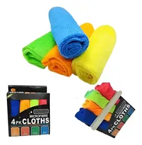 Comprar Pack 4 Paños Microfibra Multiuso Limpieza Auto Hogar Oficina Color