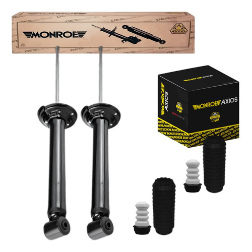 Par Amortecedor Kit Traseiro Gol G5 G6 Original Monroe Axios