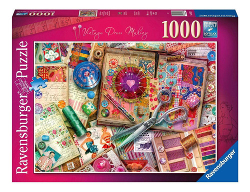 Rompecabezas Vintage Dressmaking 1000p