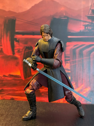 Anakin Skywalker Cabeza Custom Black Series Escala 1/12 (Usado)