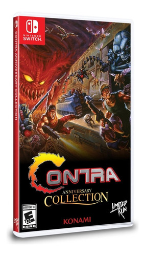 Contra Anniversary Collection Switch Limited ejecuta Midia Fisic