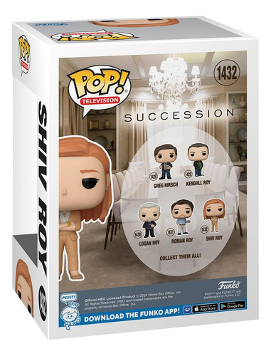 Funko Tv Hbo Succession 5 Pzas Logan Roy Kendall Greg Nuevo