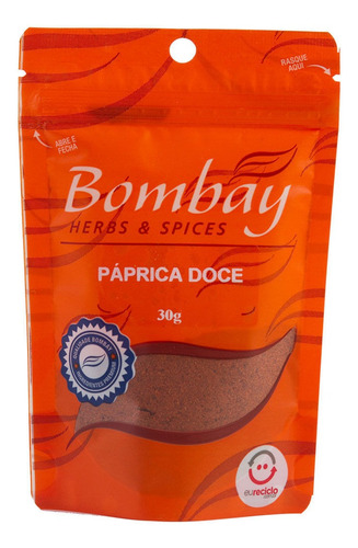 Páprica Doce Bombay Herbs & Spices Pouch 30g