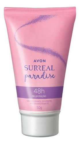 Desodorante Em Creme Antitranspirante 50g Avon Fragrância Surreal Paradise