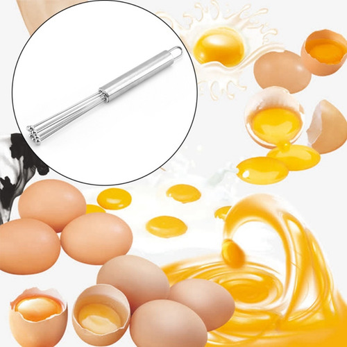 Batidor De Huevos Con Bolas De Acero Inoxidable Para Batir H