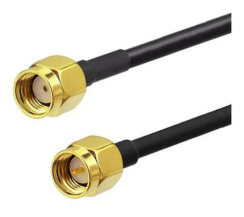 Cabo Extensor 10mts Antena Wi-fi Sma- Pigtail Prata