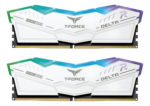 Kit Memori Ram Team Group Tf Ddr5 6400mhz 32gb 2x16gb Blanco