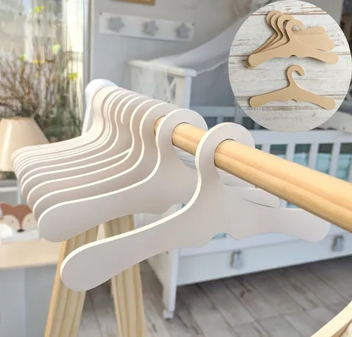 Percha Madera Infantil, Percha Para Bebé O Niño