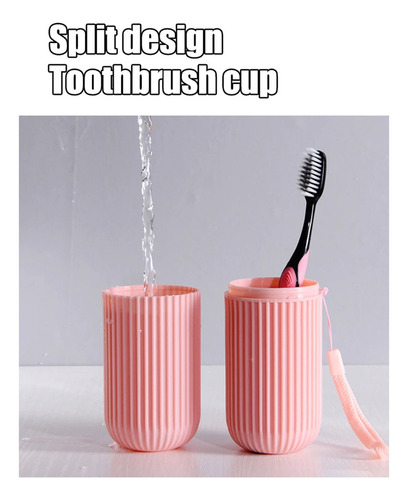 Funda De Viaje Portátil For Pasta De Dientes Y Cepillos De