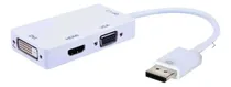 Comprar Adaptador Displayport A Salidas  Hdmi, Vga Y Dvi